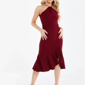Vestido cuello halter
