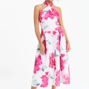 Vestido Halter Floreado