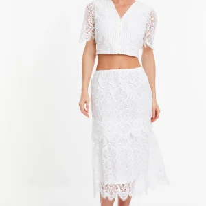 Crop top blanco
