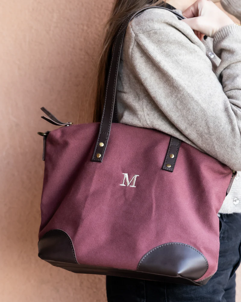 Bolso Federica mini Granate - Imagen 6