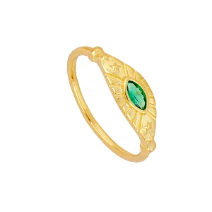 Anillo Eye Green