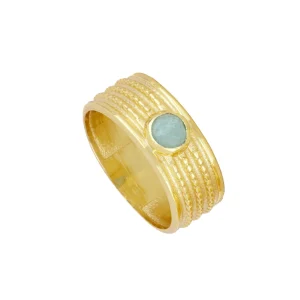Anillo Popeye Amazonita