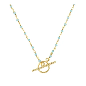 Collar Essentia amazonita