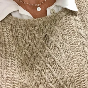 COLLAR MINI INITIAL VINTAGE SILVER