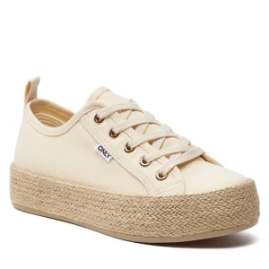 Zapatos Only con suela alta BEIGE