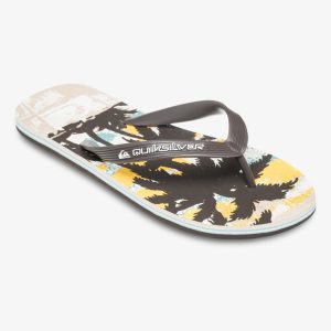Chancletas Quiksilver estampado palmeras