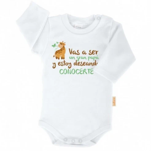 Body "Vas a ser un gran papá y estoy deseando CONOCERTE"