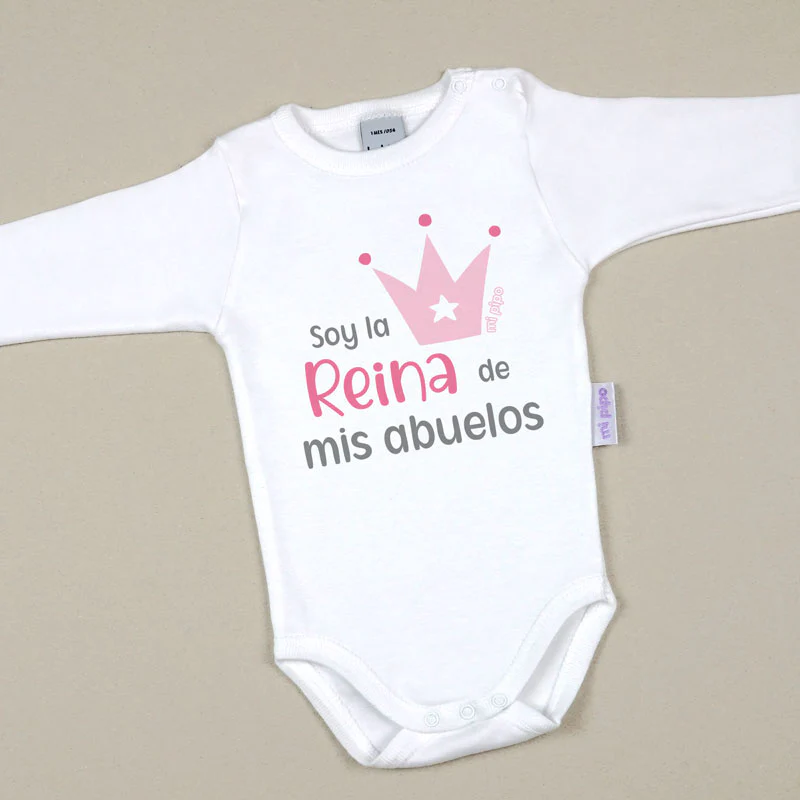 Babidu Body Divertido Soy la Reina de mis Abuelos