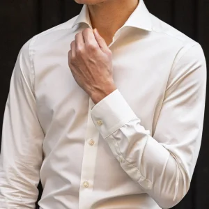 Camisa de algodón y lana