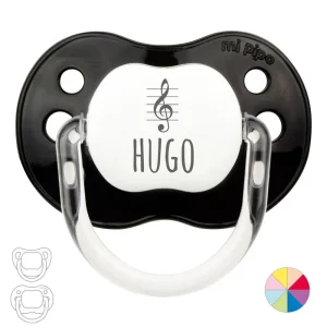 Chupete Personalizado Nombre + Nota musical