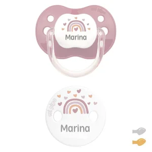 Pack Dúo Classic Deco Arcoíris Blush Personalizado