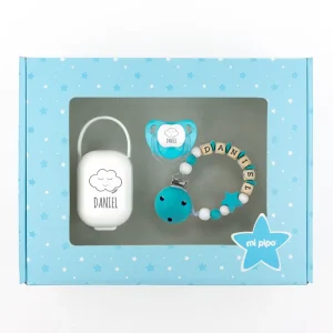 Cajita My Baby Nube Azul Personalizada, OFERTA